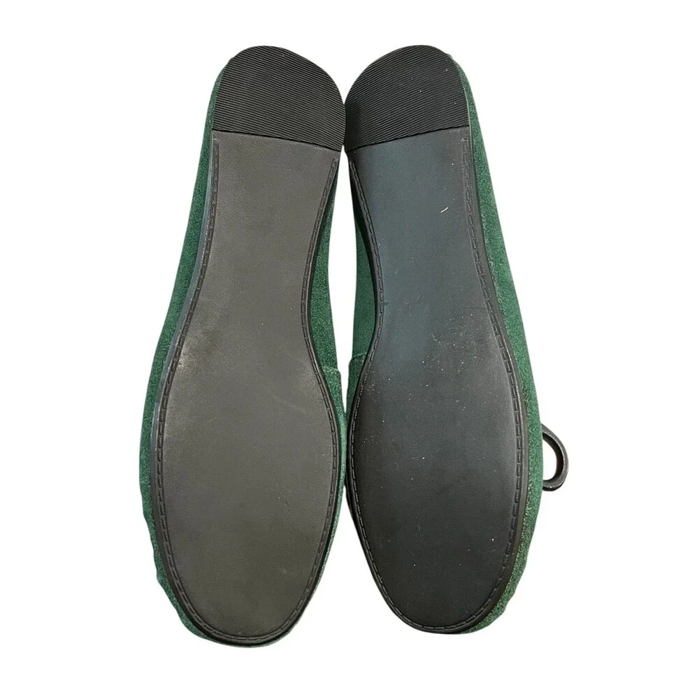 Rampage green suede